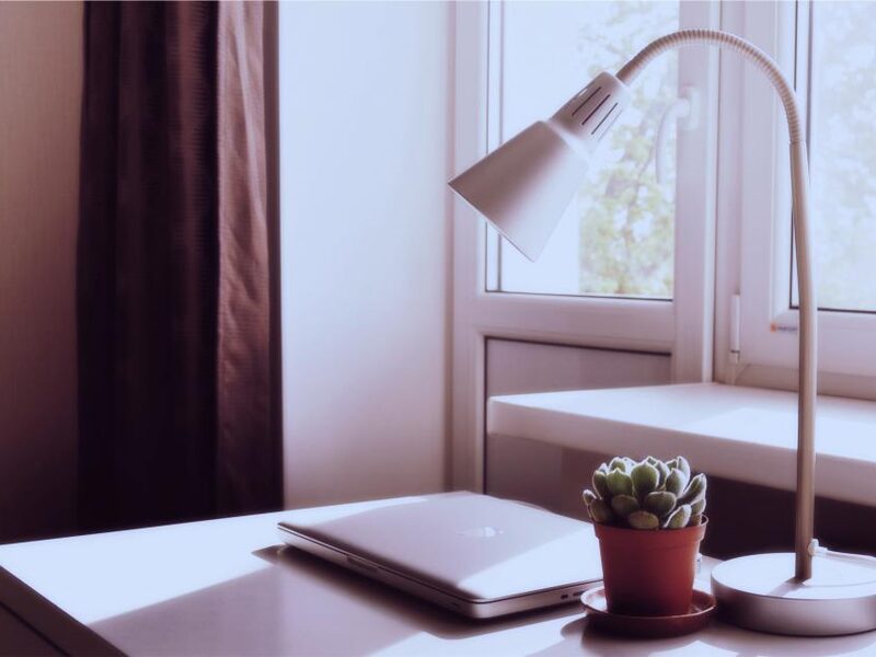 LED Desk Lamp with Dimmer and USB Charging Port