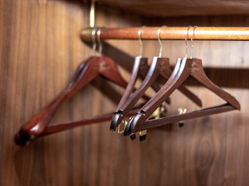 Wooden Suit Hangers, Pack of 10